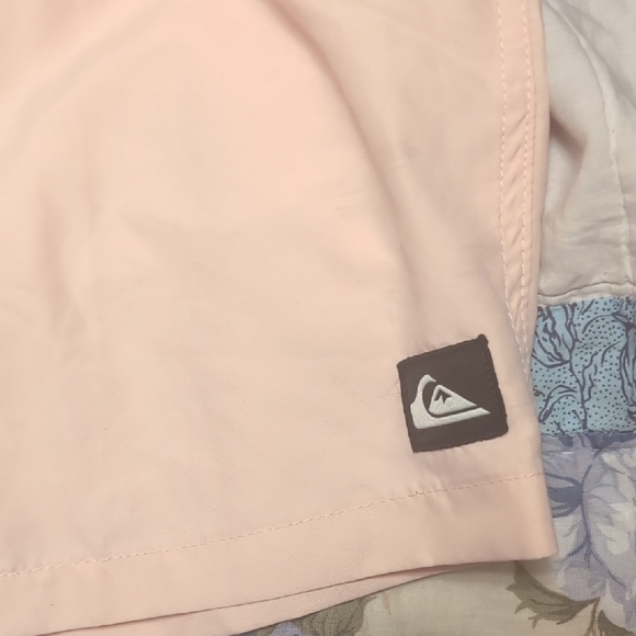 Women's Pink Drawstring Shorts - Picture 2 of 6